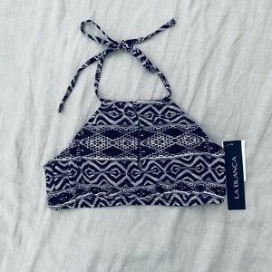 La Blanca High Neck Bikini Top